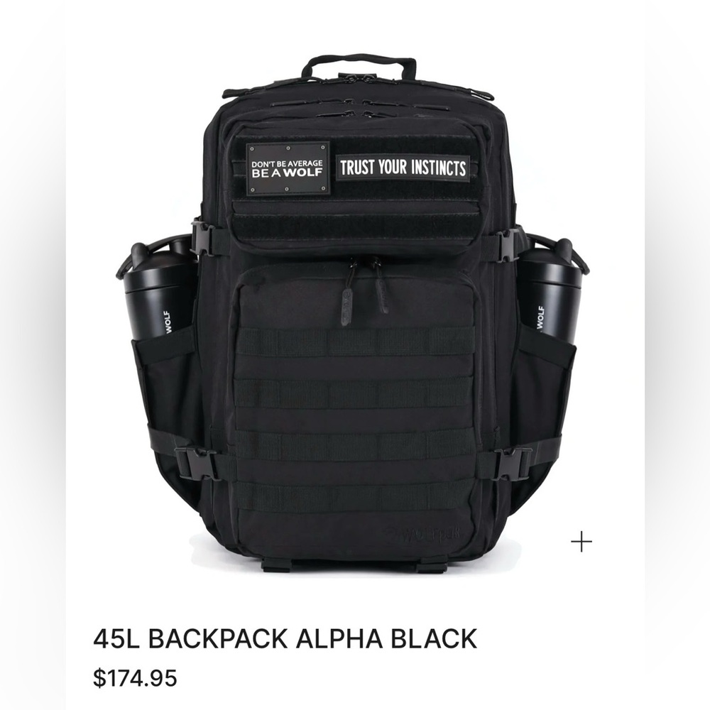 WOLFPAK BLACK Tactical Backpack - image 7